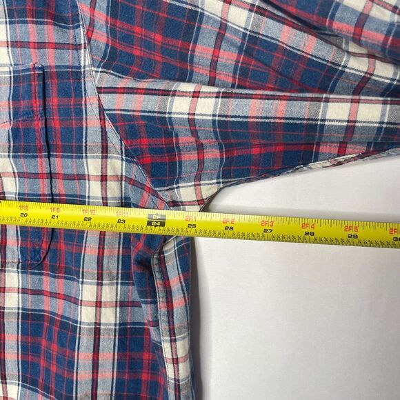 Vtg Abercrombie & Fitch Long Sleeve Button Plaid Classic Preppy Outdoor Oversize - Picture 7 of 8